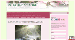 Desktop Screenshot of intuitionofspirit.com